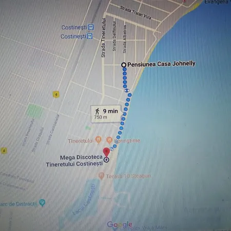 Oda ve Kahvaltı Pensiunea Casa Johnelly Costinești